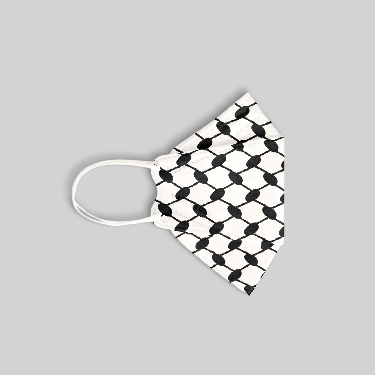 Recyclable Adult Keffiyeh 3D Face Masks with KN95 Protection KF94 Style