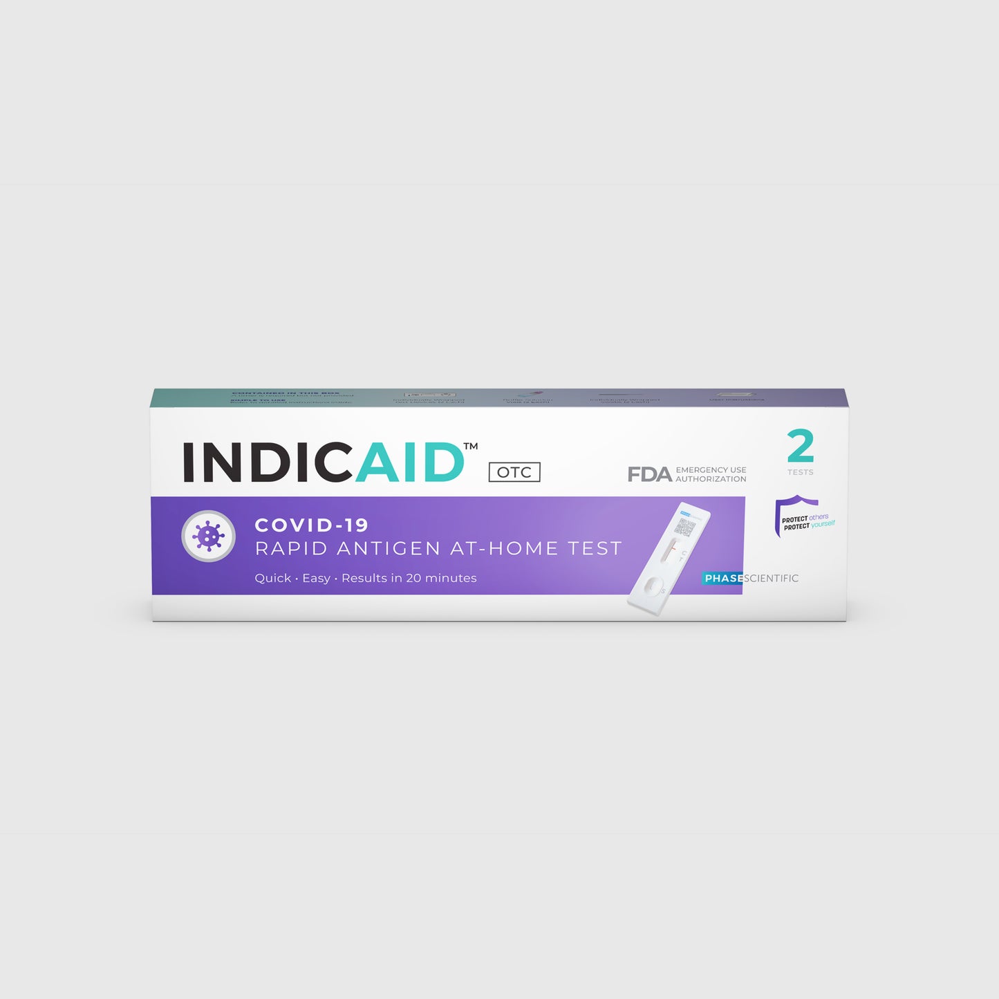 INDICAID® OTC COVID-19 RAPID ANTIGEN AT-HOME TESTS