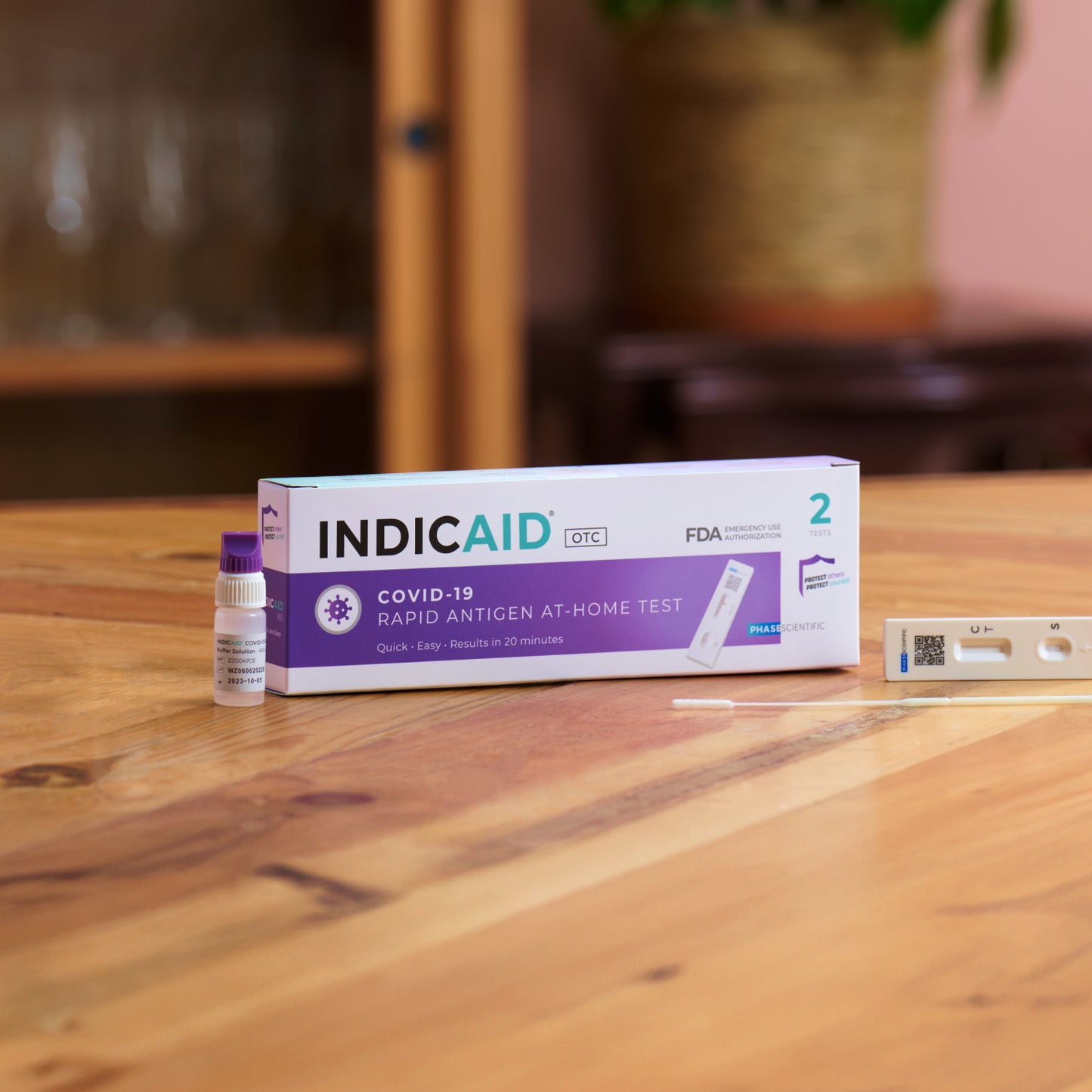 INDICAID® OTC COVID-19 RAPID ANTIGEN AT-HOME TESTS